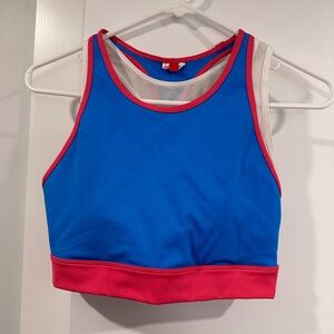 Wilson Blue and Pink Sports Bra